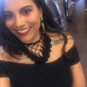 Fringe necklace